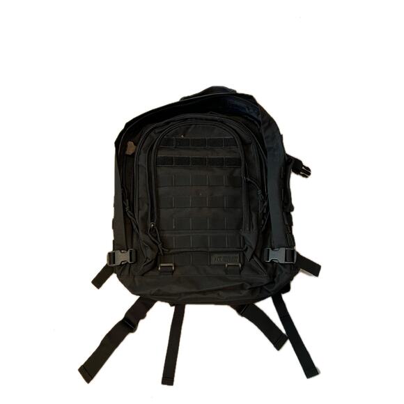 Highland Tactical Black Backpack Large - Picture 1 of 5